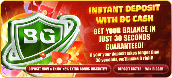 Instant deposit with BG cash